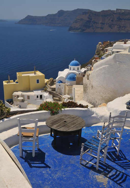 Quiet Place Oia Village Wall Decal