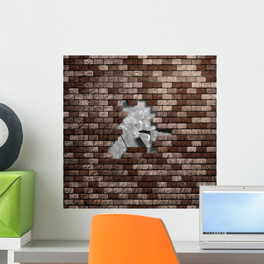 Crumbling Wall Wall Decal