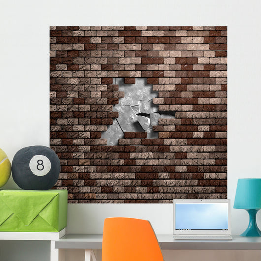 Crumbling Wall Wall Decal