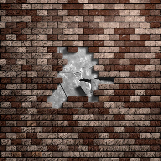 Crumbling Wall Wall Decal
