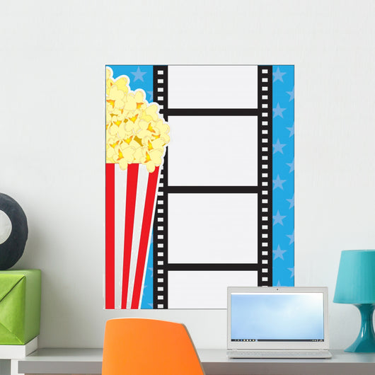 Film And Popcorn Wall Decal