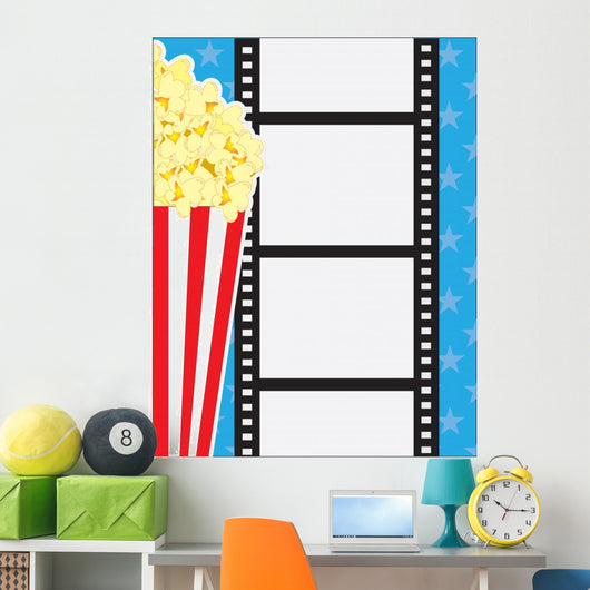 Film And Popcorn Wall Decal