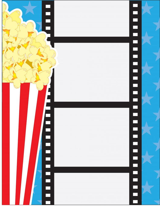 Film And Popcorn Wall Decal