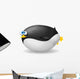Fat Penguin Wall Decal