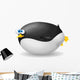 Fat Penguin Wall Decal