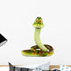 Snake Cartoon Stand Up Wall Decal