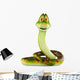 Snake Cartoon Stand Up Wall Decal