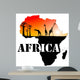 Africa Map Illustration Wall Decal