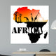 Africa Map Illustration Wall Decal