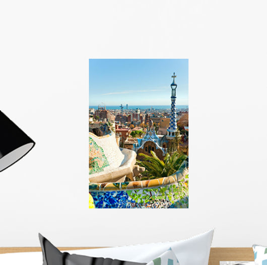 Park Guell Barcelona Spain Wall Decal