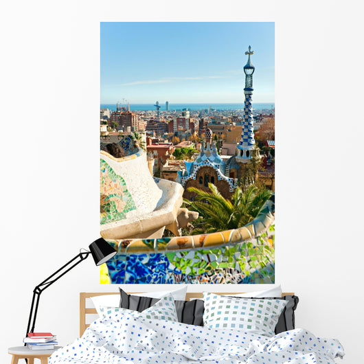 Park Guell Barcelona Spain Wall Decal