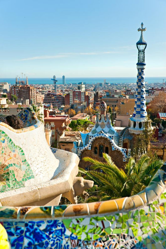 Park Guell Barcelona Spain Wall Decal