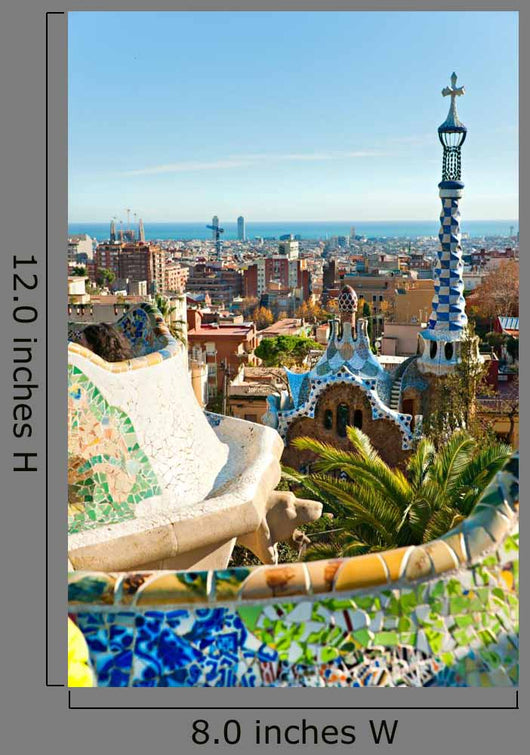 Park Guell Barcelona Spain Wall Decal