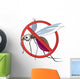 Cartoon Stop Mosquito Wall Decal