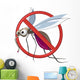 Cartoon Stop Mosquito Wall Decal