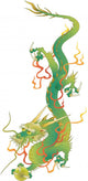 Green Chinese Dragon Wall Decal