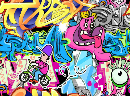 Graffiti Urban Art Vector Wall Decal