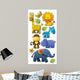 Cute Animals Collection Wall Decal