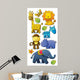 Cute Animals Collection Wall Decal