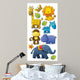 Cute Animals Collection Wall Decal