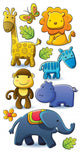 Cute Animals Collection Wall Decal