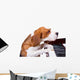 Dog Playing Piano Wall Decal