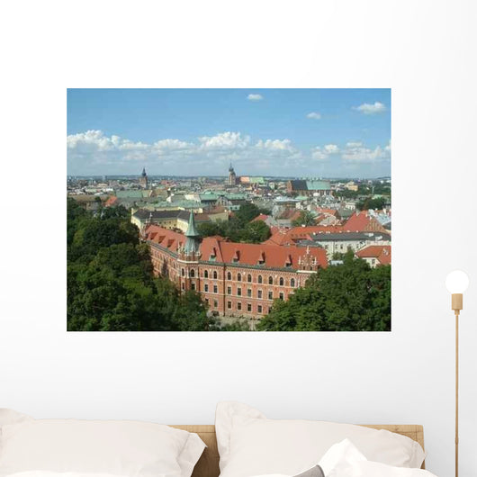 Krakow Seen From Sky Wall Decal