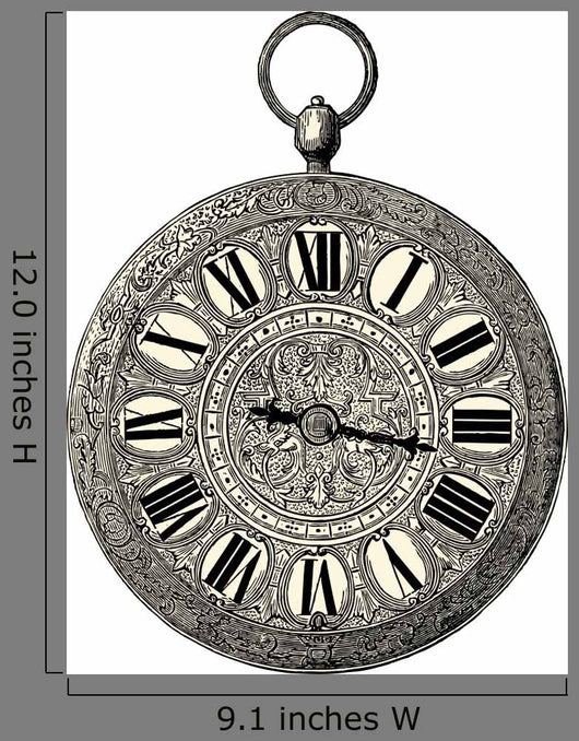 Montre Gousset Wall Decal