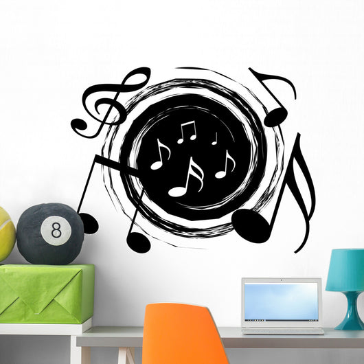 Music Vortex Wall Decal