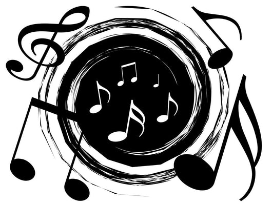 Music Vortex Wall Decal