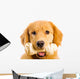 Happy Golden Retriever Dog Wall Decal