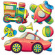 Transportation Toys Collection Wall Decal