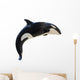Leaping Killer Whale Orca Wall Decal