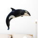 Leaping Killer Whale Orca Wall Decal