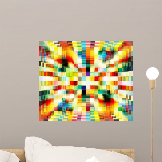 Beautiful Mosaic With Vibrant Wall Decal
