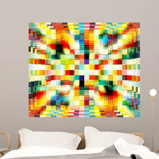Beautiful Mosaic With Vibrant Wall Decal