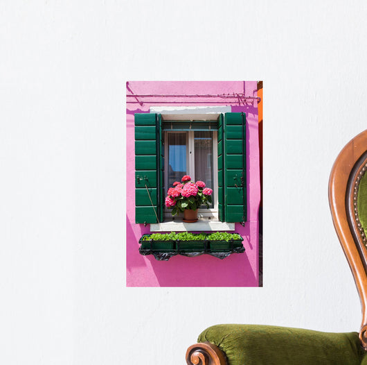 Italy Venice Burano Island Wall Decal