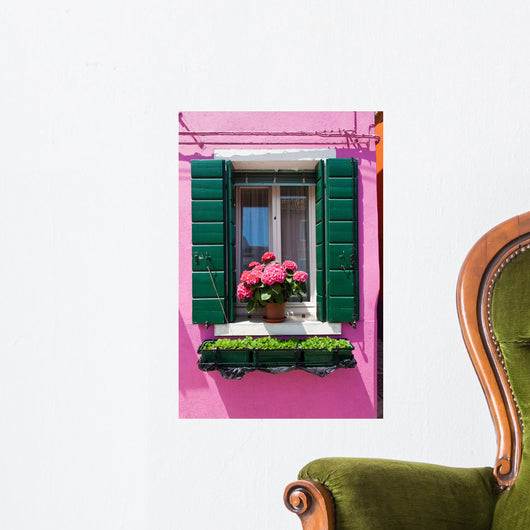 Italy Venice Burano Island Wall Decal