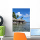 Over-Water Bungalows Wall Decal