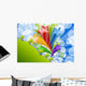 Grass With Blue Sky Wall Decal
