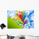 Grass With Blue Sky Wall Decal