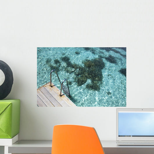 Scale Blue Lagoon Wall Decal