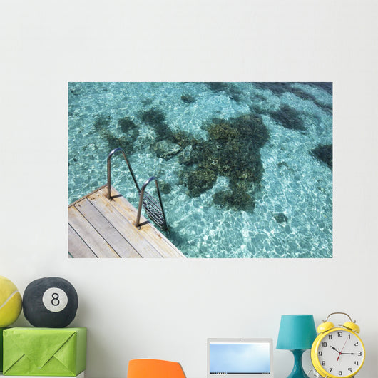 Scale Blue Lagoon Wall Decal