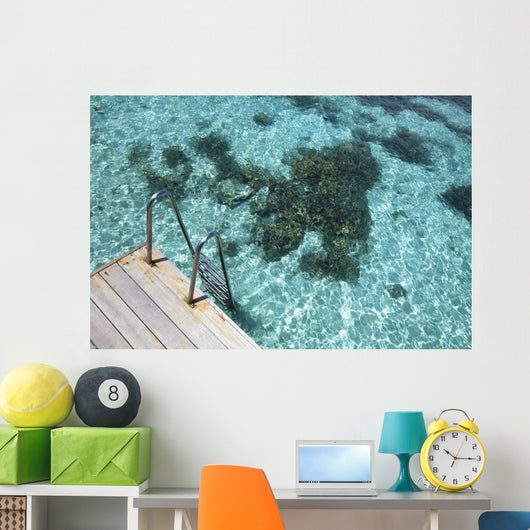 Scale Blue Lagoon Wall Decal