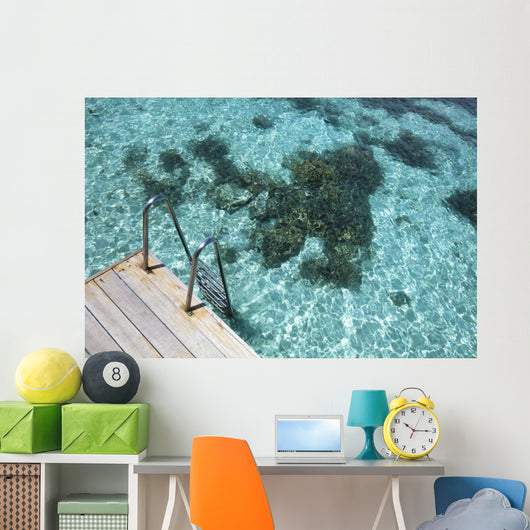 Scale Blue Lagoon Wall Decal