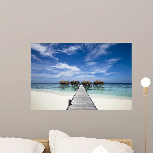Luxury Hotel Tropical Island Wall Decal