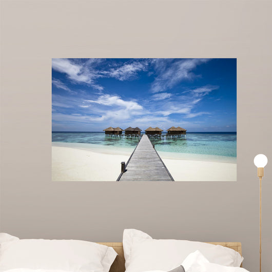 Luxury Hotel Tropical Island Wall Decal