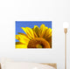 Sunflower Half Close-Up Wall Decal