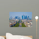 Avenue Charles Gaulle And Skyline Wall Decal