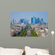 Avenue Charles Gaulle And Skyline Wall Decal